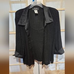 Sparkle Dress Up Black Shirt